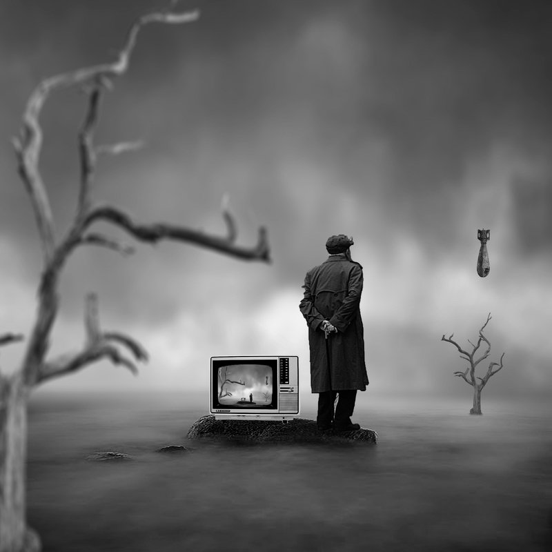 conceptual, fineart, war, bw, daniyalarabzadeh, edit, iran, shiraz warphoto preview