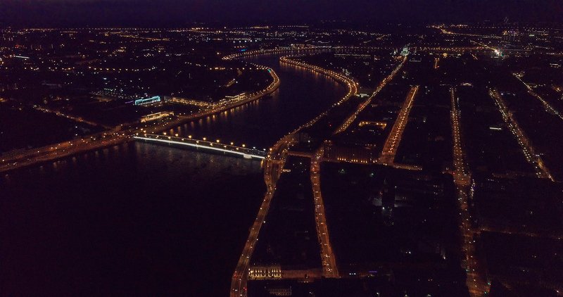 санкт-петербург_нева_финляндский вокзал_литейный мост_набережные_петроградская сторона Ночь и тишина, данная на век.photo preview