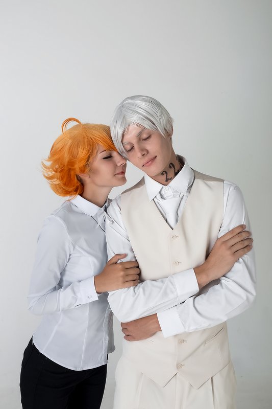Emma, Norman, ThePromisedNeverland, косплей, cosplay  Эмма & Норманphoto preview