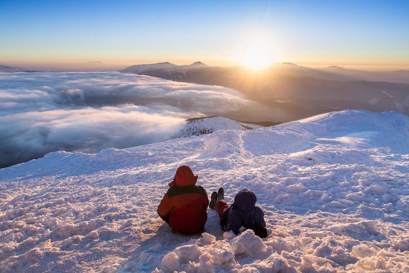 карпаты, украина, черногора, чорногора, пич, зима Канарыphoto preview