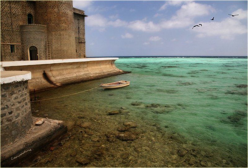 красное море, судан, риф санганеб, маяк Санганебский маяк фото превью