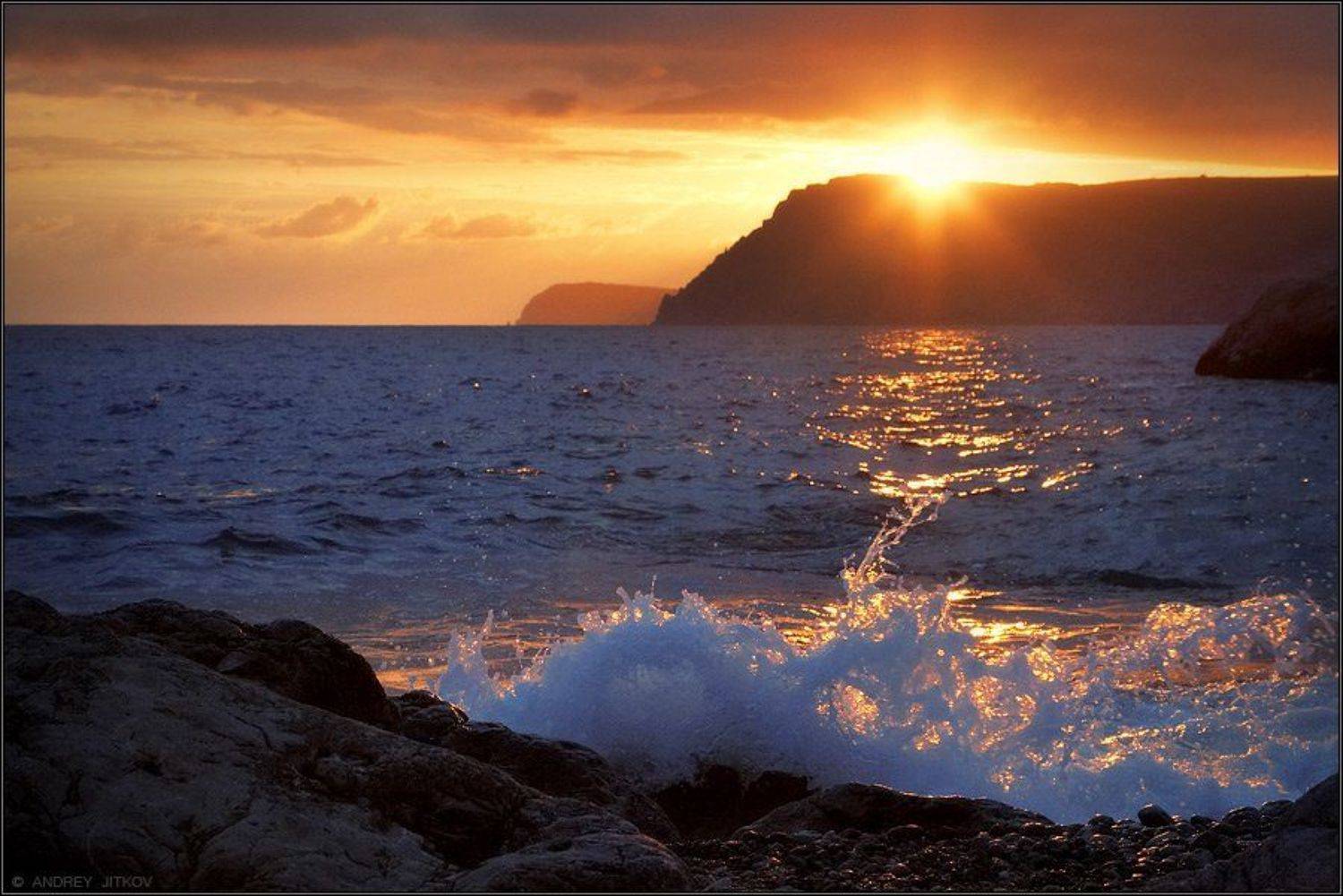 * * *. Автор: Андрей Житков крым, закат, море, солнце, пейзаж, Андрей Житков
