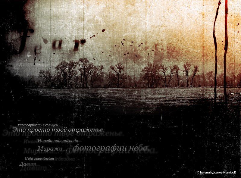 зима, птици, снег, деревья, поле страх одиночества...photo preview