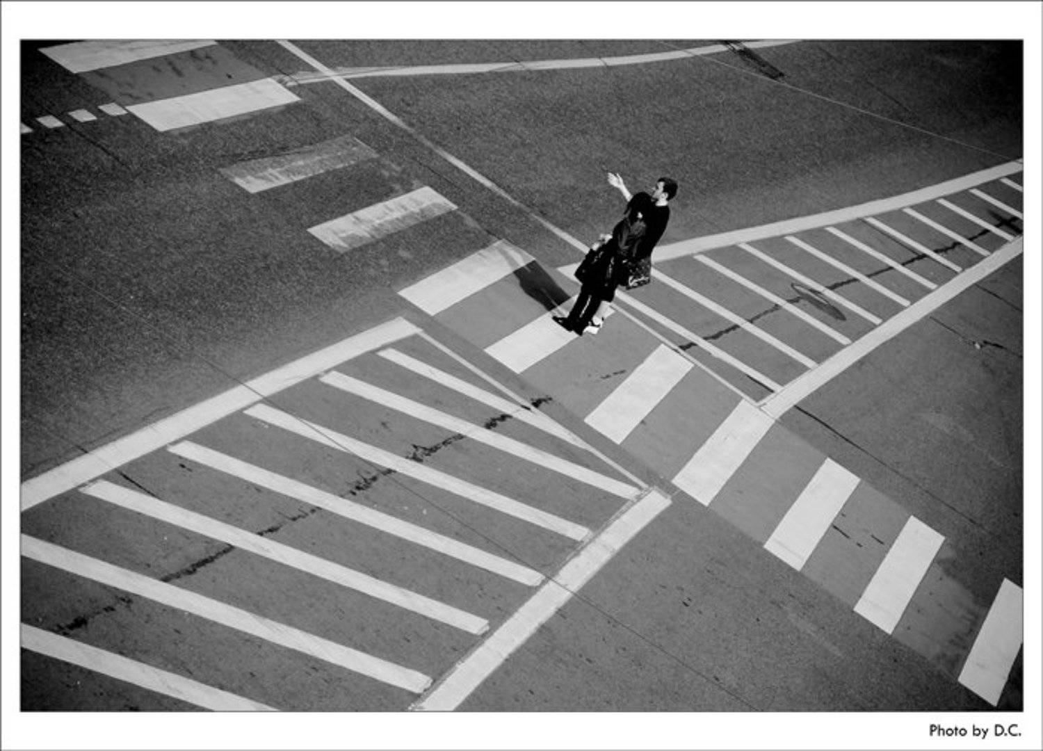 москва, переход, асфальт, двое, Denis C.