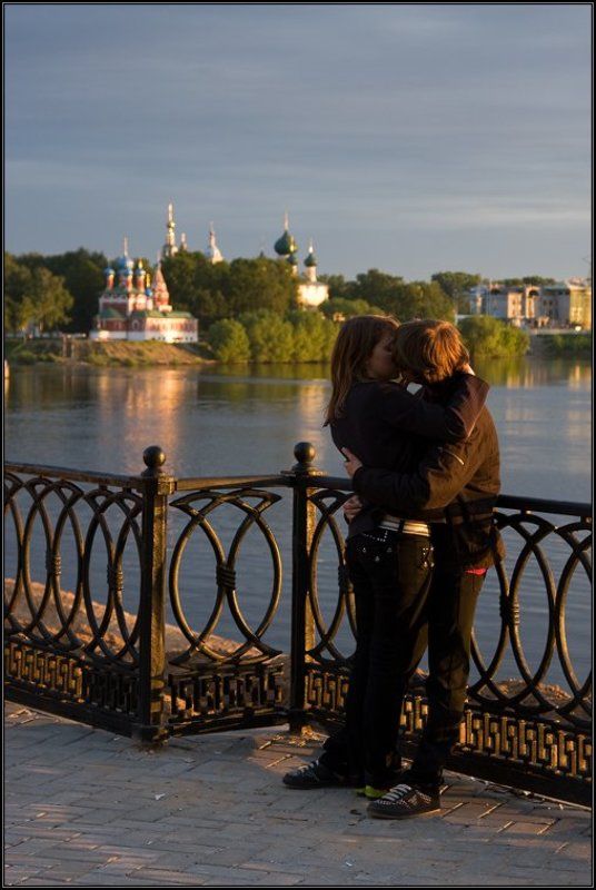 углич, закат, волга, золотое кольцо, любовь, романтика Угличская романтическая..photo preview