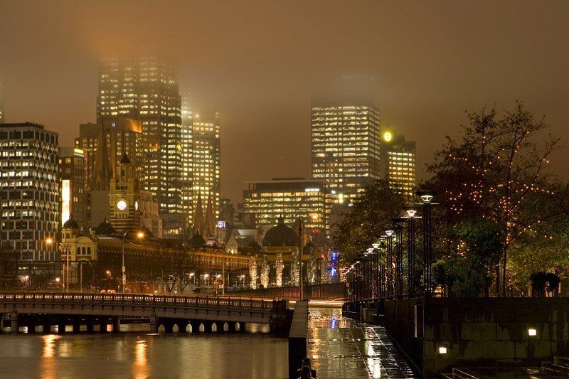 melbourne, australia, sunset, cityscape, southbank Melbourne, Southbankphoto preview