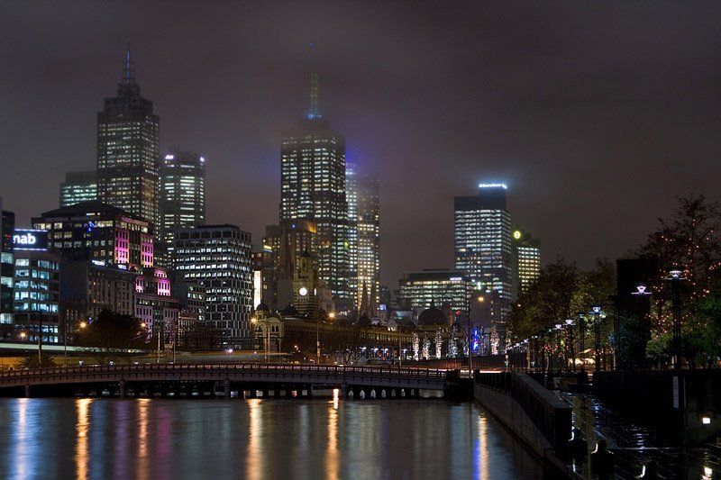 melbourne, australia, sunset, cityscape, southbank Melbourne, Southbankphoto preview