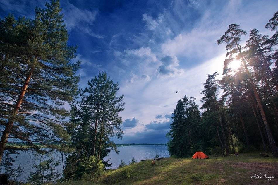 Волжский пейзаж с пролетающим самолетиком.. Автор: Jagger волга,волга, Jagger