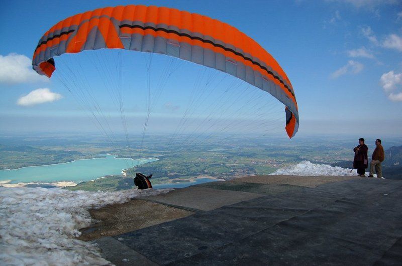 парашют, горы, полет, летать Полететьphoto preview