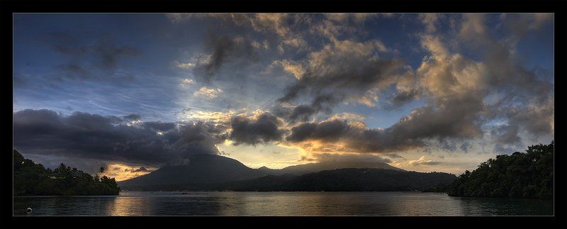 индонезия, сулавеси, вулканы, закат, извержение Спящие боги Индонезии 2photo preview