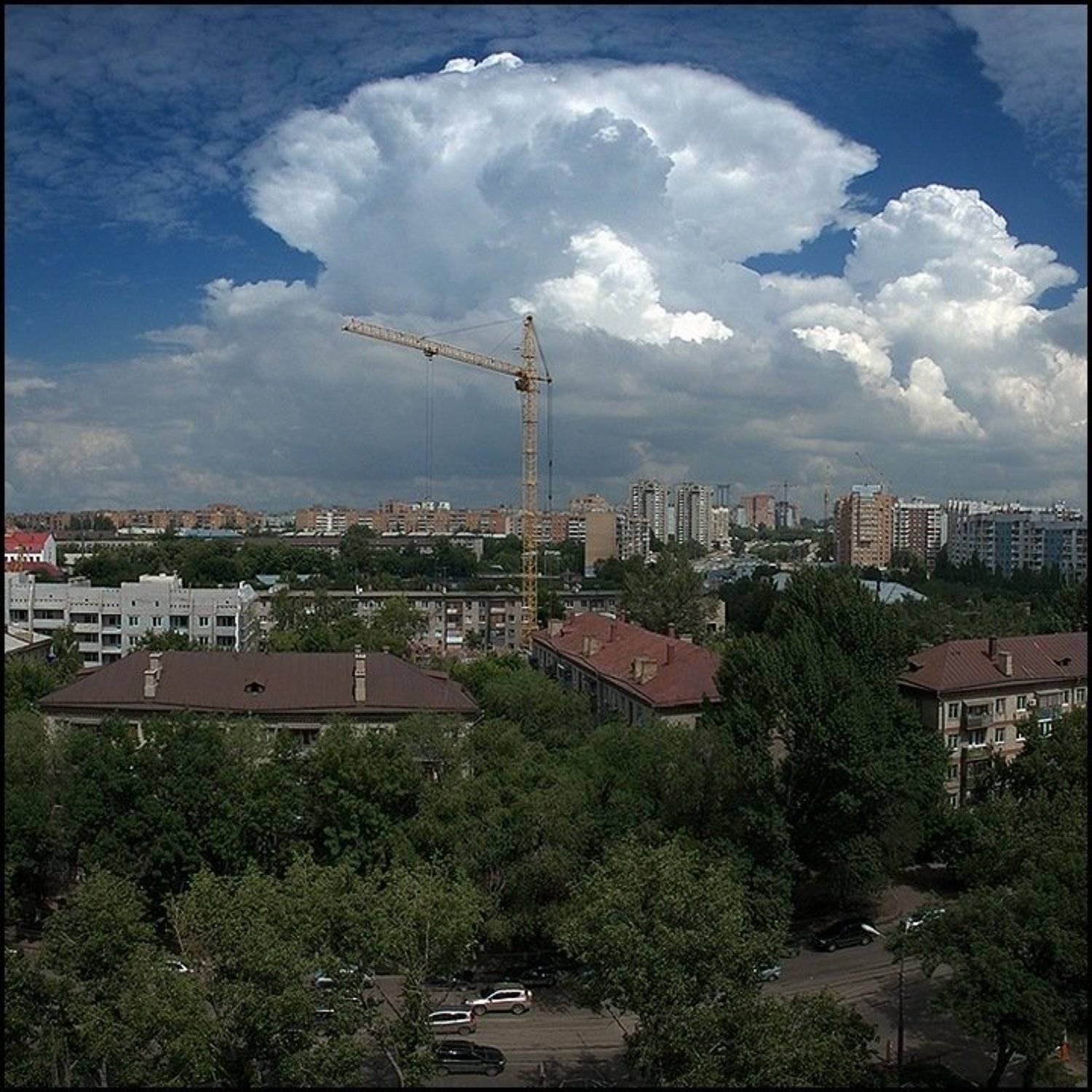 облако, город, tynez