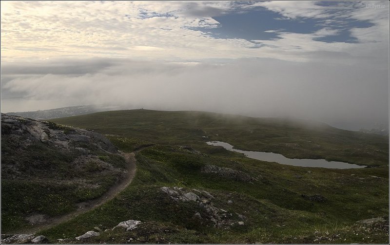 Про то, как облака гору накрывают.photo preview