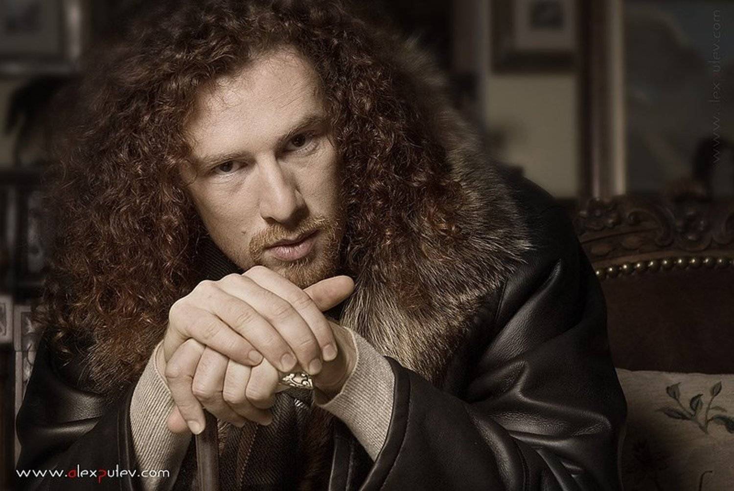 имиджевая съемка,мужчина,каталог,мужская одежда,стиль,элегант,elegant,мех,трость, Александр Путев