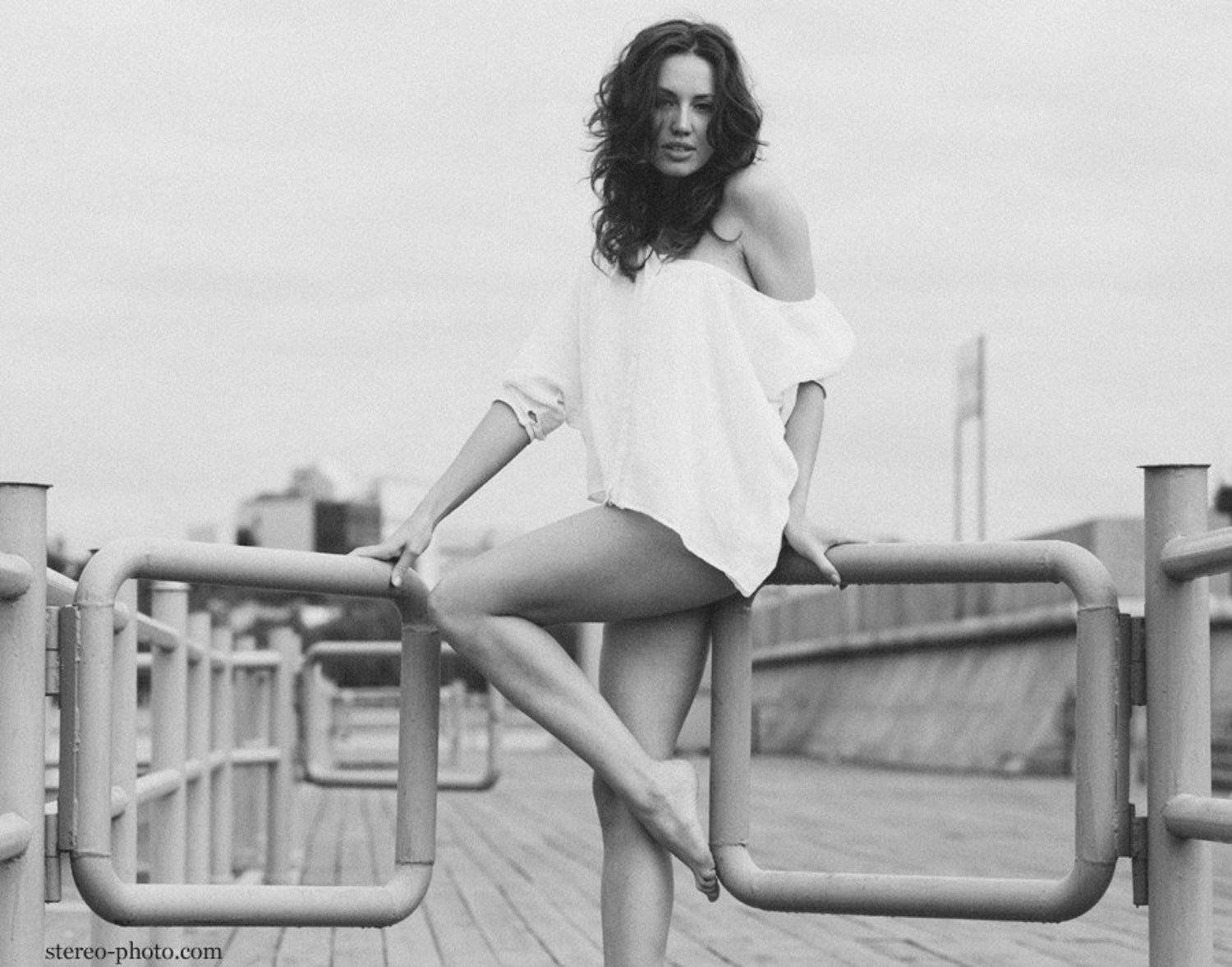 девушка, портрет, чб, Алексей Зотов