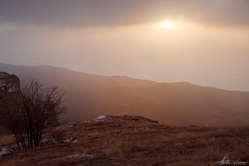 горы, рассвет, плато, демерджи, foto-vdvoem Лишь на мгновенье..photo preview