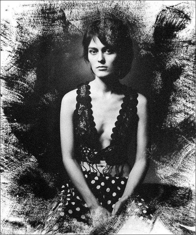 портрет сухой кистью...photo preview