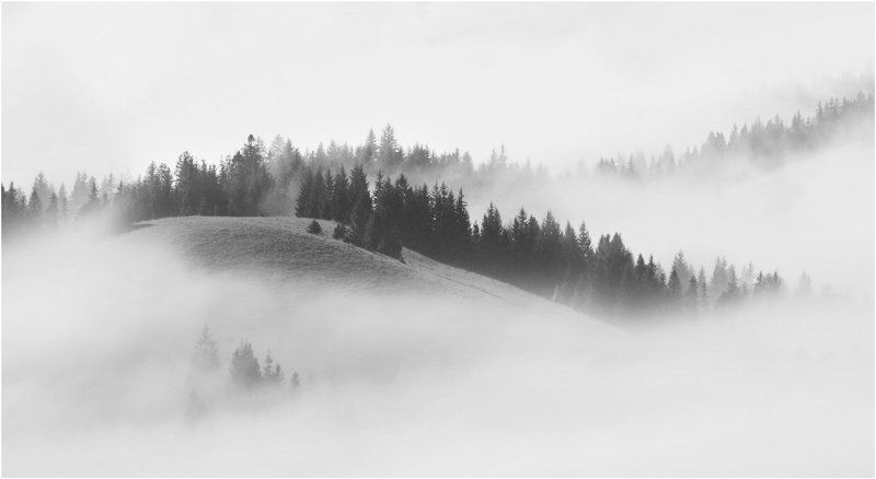 В облаках... (ч/б)photo preview