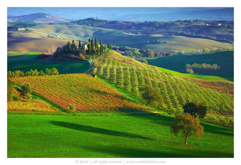 тоскана, италия Одним теплым тосканским вечером...photo preview