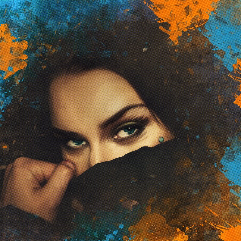 арт-портрет по фото из инстаграмаphoto preview