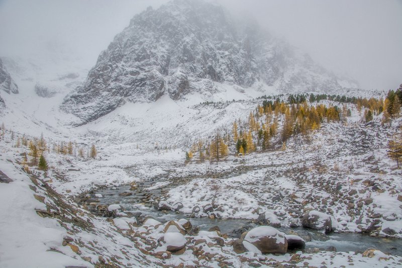 алтай,горы зима близко фото превью