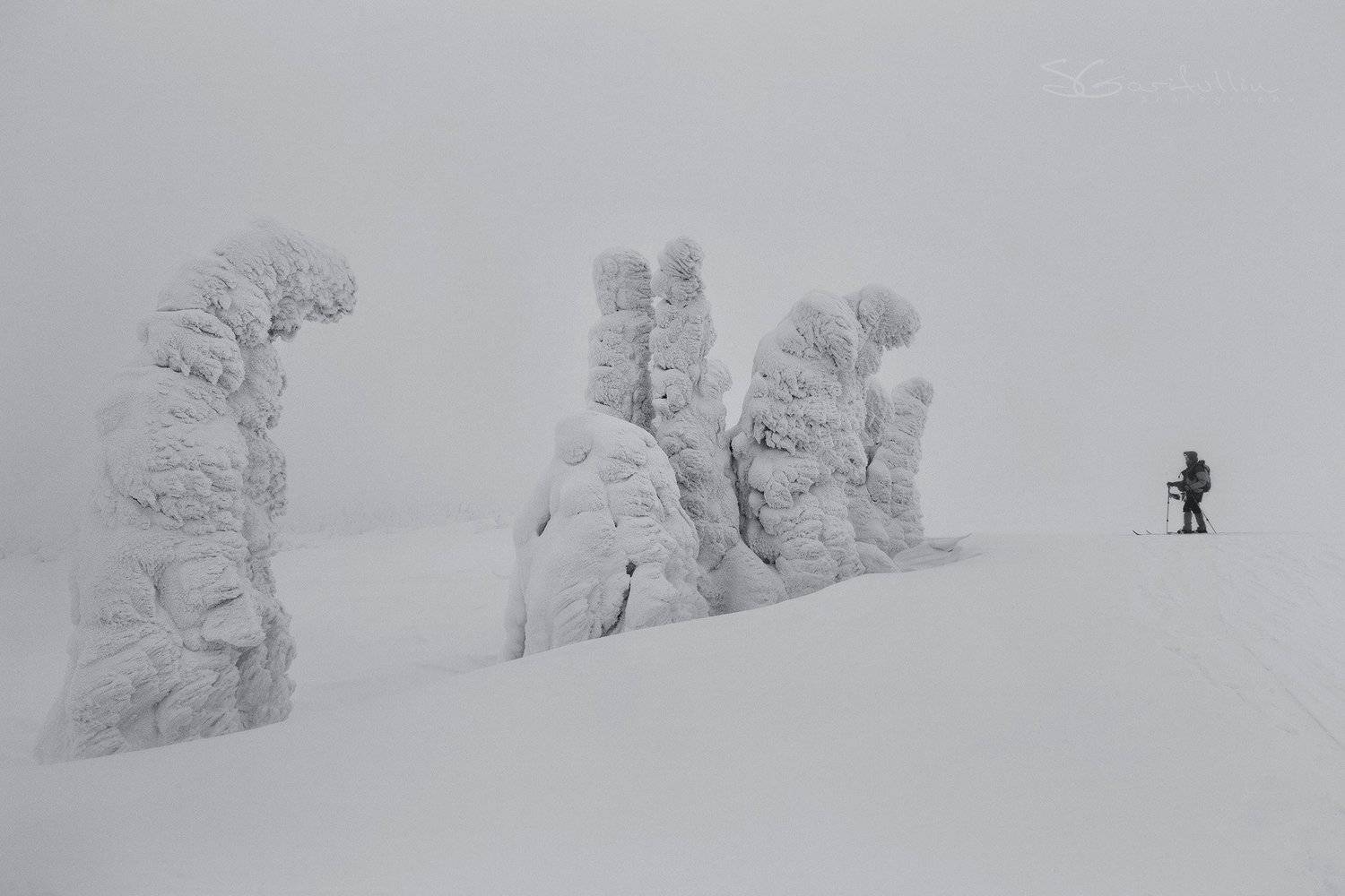 Урал, Северный Урал, Лямпа, ГУХ, Главный уральский хребет, лыжы, зимний поход, Сергей Гарифуллин