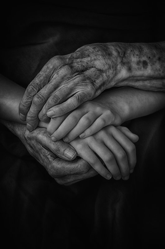 hands, time, black and white, conceptual, руки, время, чёрно-белое, концептуально The knot of timephoto preview