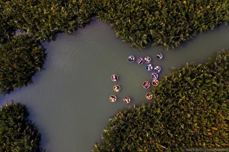 вьетнам, лодки, лодка_тазик,  Тазики-лодки «тхунг чай»photo preview