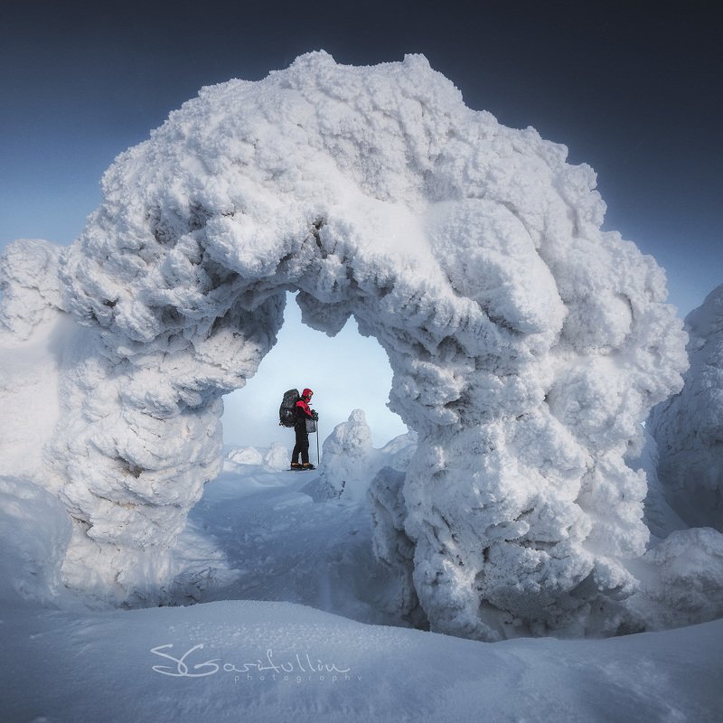 ГУХ, Главный уральский хребет, Северный Урал, Урал, зимний пейзаж, лыжи, поход, зимний поход Снежный мирphoto preview