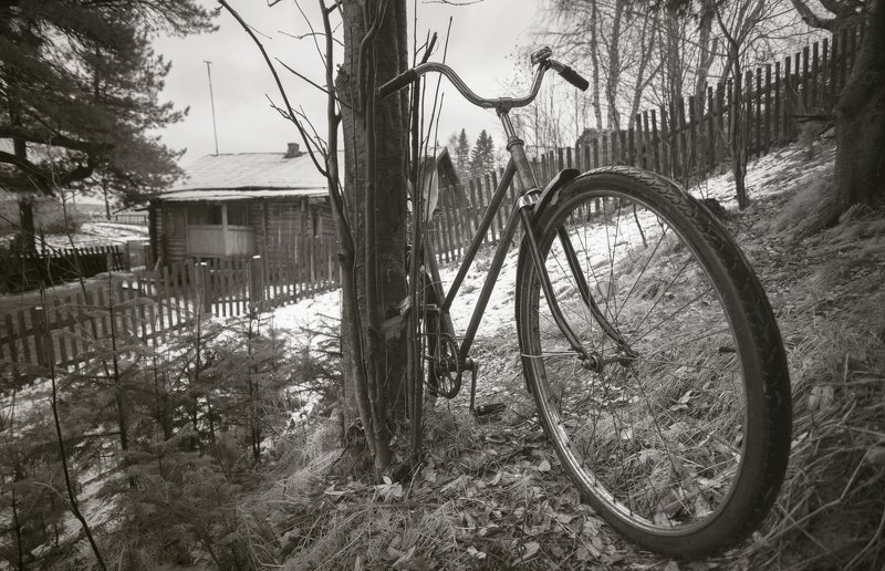 Старый велик.photo preview