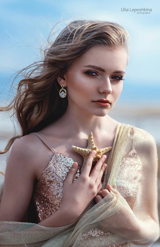 женский портрет индивидуальная фотосессия русалочка mermaid фотограф чита морская photo preview