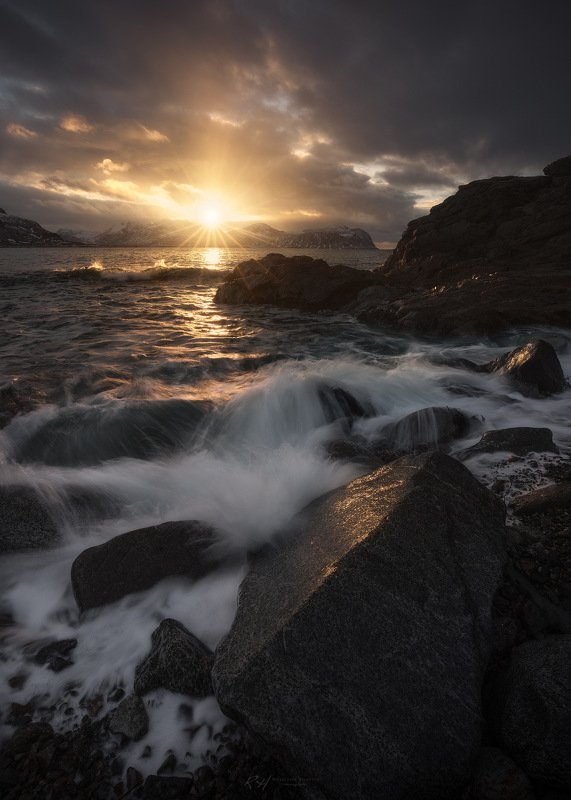 #landscape #seascape #norway #sunset #longexposure #fineart “Vareid on Fire”photo preview