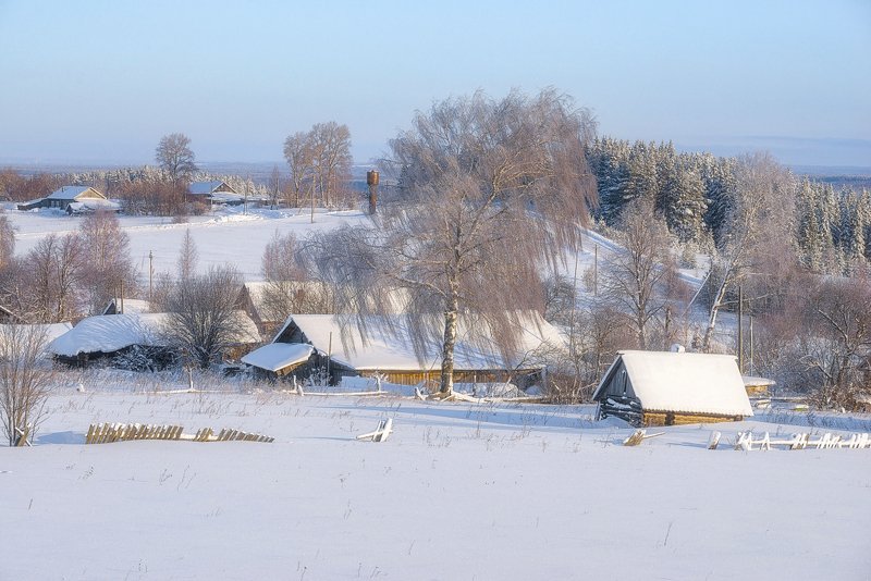 Зимний день в Сырьянах.photo preview