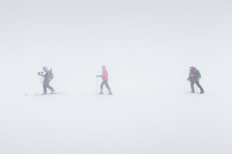 Урал, Северный Урал, ГУХ, главный уральский хребет, Лямпа, зимний поход, мгла, лыжи Вакуумphoto preview