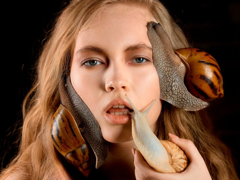 Улиточный портретphoto preview