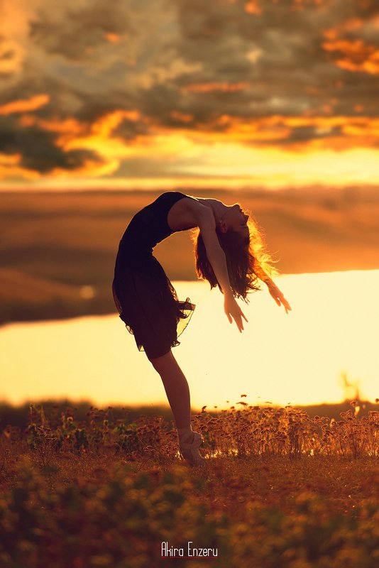 ballet, ballerina, dance Летний Закатphoto preview