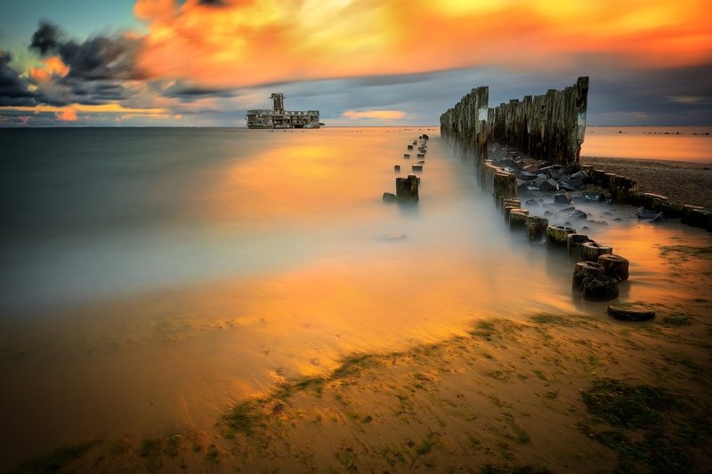 Torpedo at sunsetphoto preview