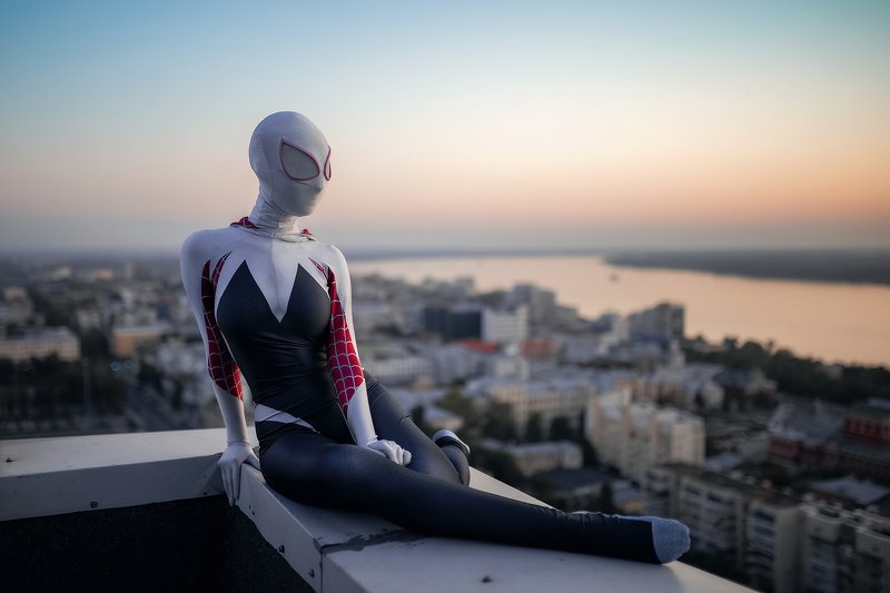 косплей, cosplay, человекпаук, spiderman Человек паук через вселенныеphoto preview
