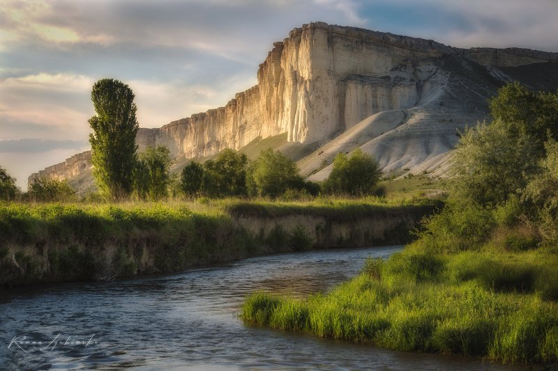 крым, роман любимский, природа, пейзаж, белая скала, россия Золотой час пейзажаphoto preview