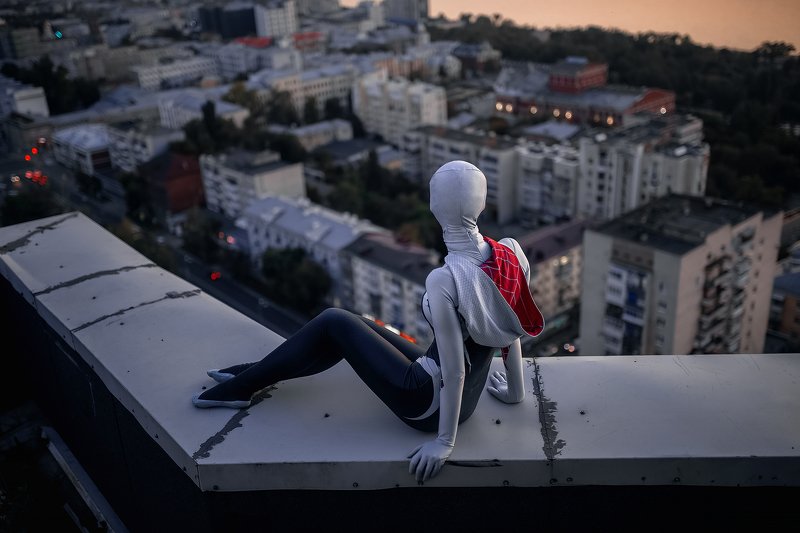 косплей, cosplay, человекпаук, spiderman Человек паук через вселенныеphoto preview