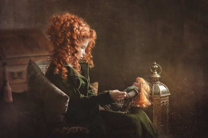 девочка кукла рыжая   Игрыphoto preview