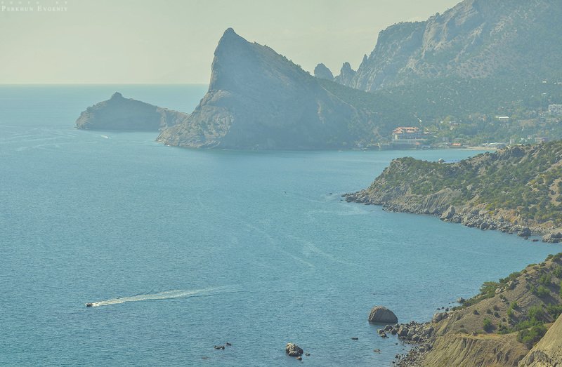 крым, море, черное море, горы, небо, карадаг, тропа голицына, мыс хамелеон Крымские мотивыphoto preview