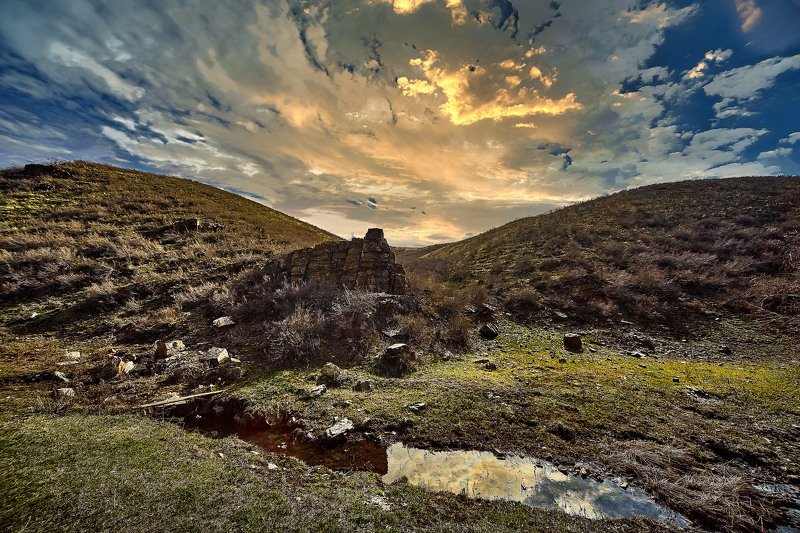 южный урал,оренбургская область, орск, новотроицк, Закатная фото превью