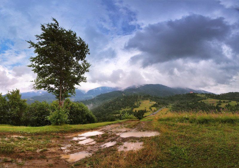 август, день, карпаты, лето Прохладным летом в Карпатахphoto preview