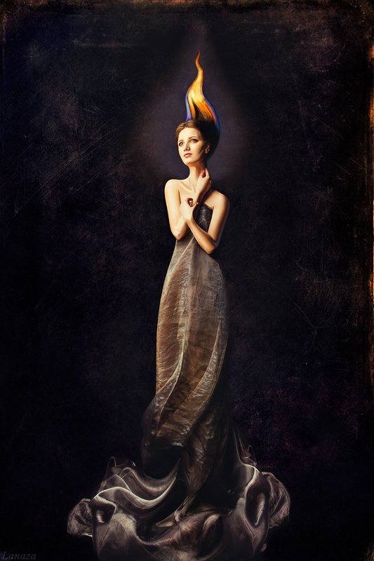 Рождественская свечаphoto preview