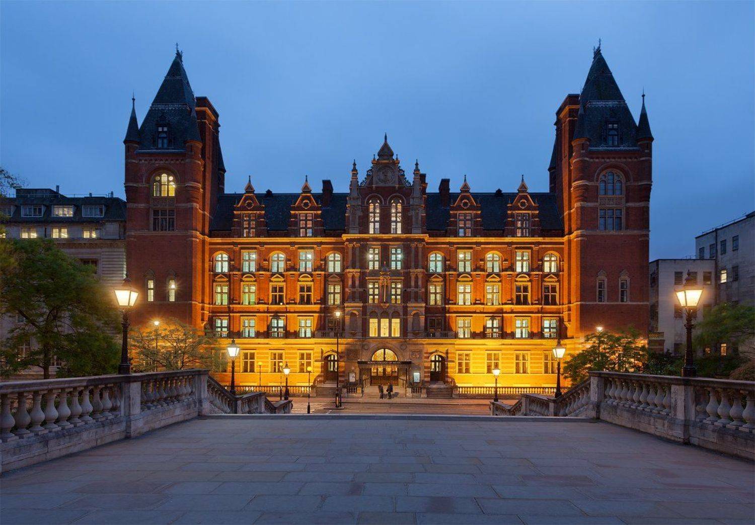 uk, london, royal college of music, blue hour, англия, лондон, Alex Darkside