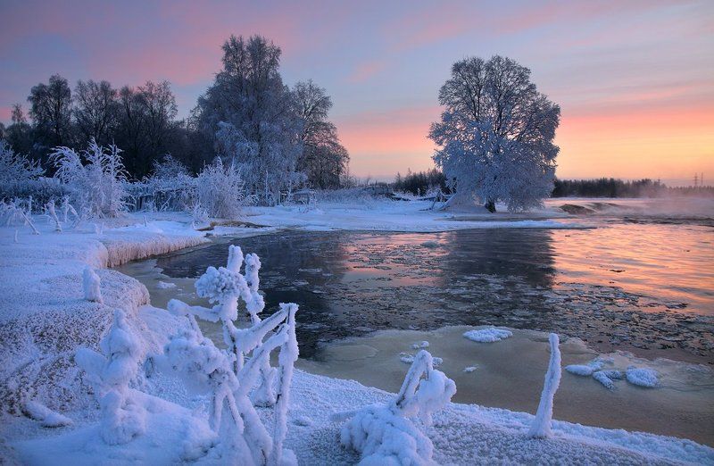 река, морозphoto preview