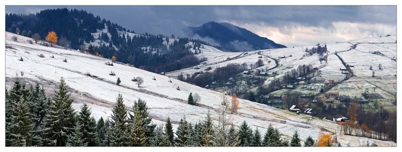 карпаты, горы, утро, снег ПЕРВОЕ УТРО ПЕРВОГО СНЕГА.photo preview