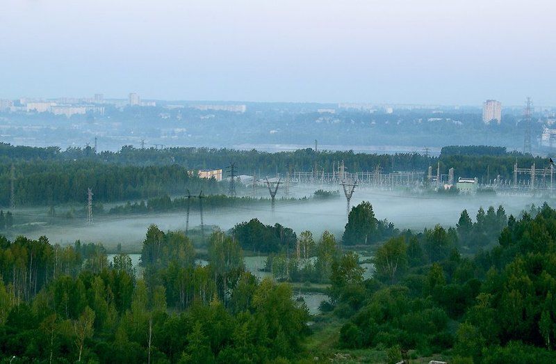 Утренний туман. Пермь.photo preview