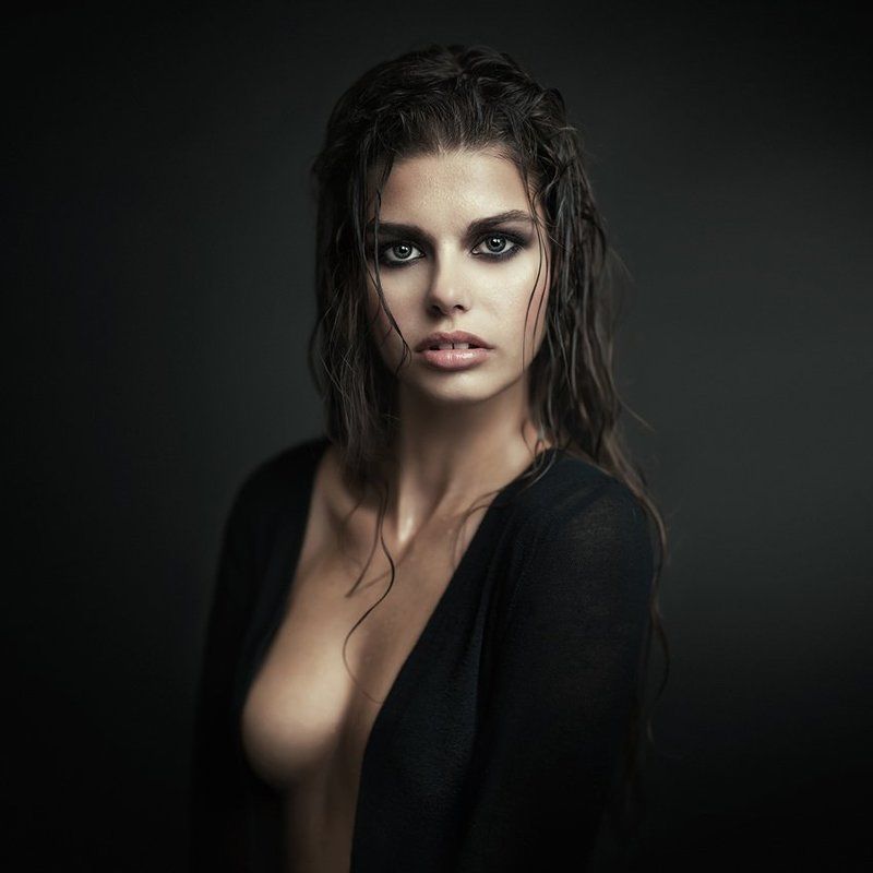 portrait, woman, studio, model, beauty ...photo preview