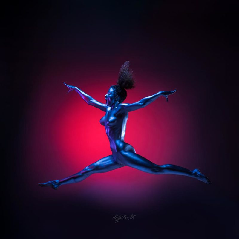 djfoto, nudevilnius, bodyart, bodypainting, metallography, metallic, low key Ex-Xphoto preview